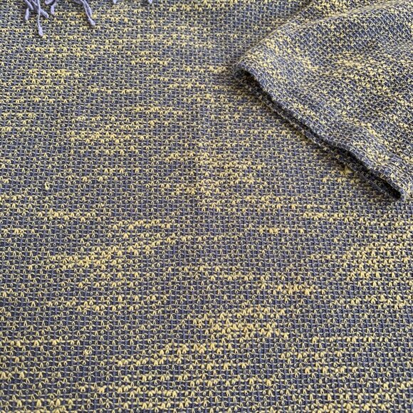 Umgee Boho Textured Mesh Fringed Top L - Picture 3 of 5